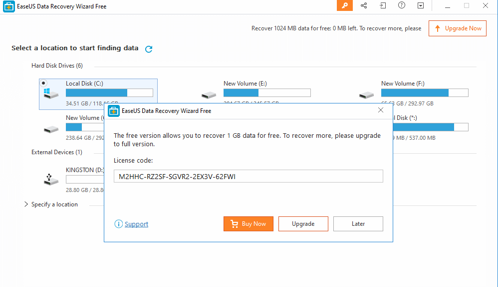 تفعيل برنامج EaseUs